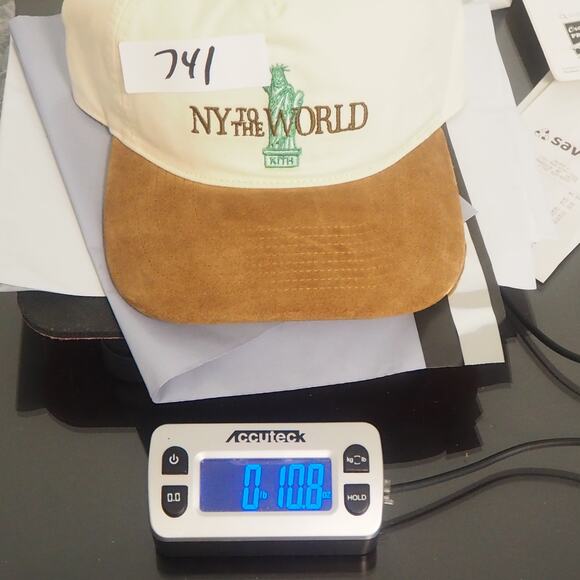 Kith & Kin Kith NY To The World Lady Liberty Cap FW22 Suede Snapback Hat NWOT - Picture 7 of 7